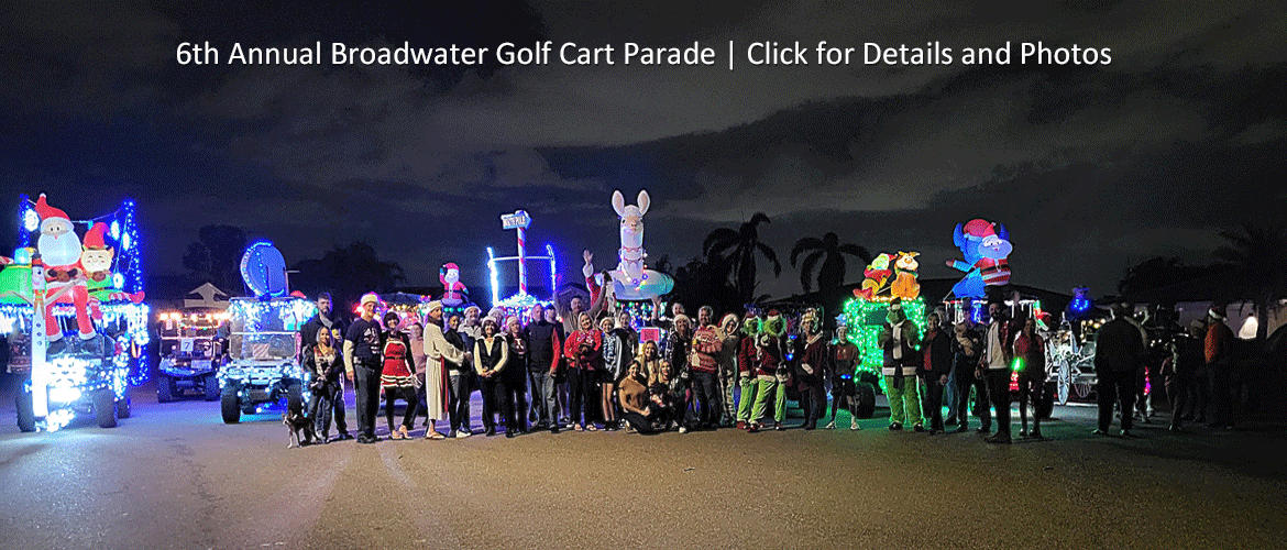 6th Annual Holiday Golf Cart Parade